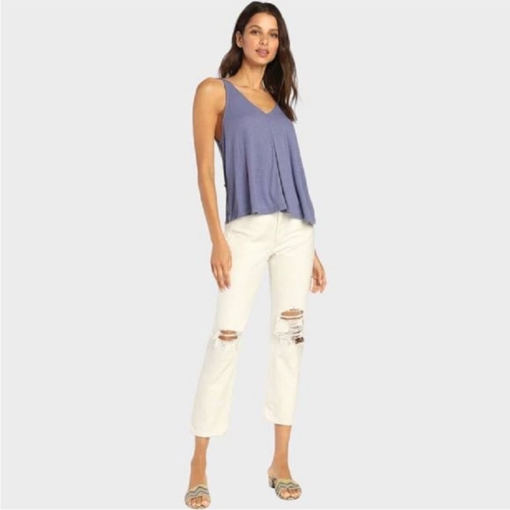 🍒NWT Free People Intimately Dani Tank Top in Dusty Iris. Size: XS - Picture 2 of 11